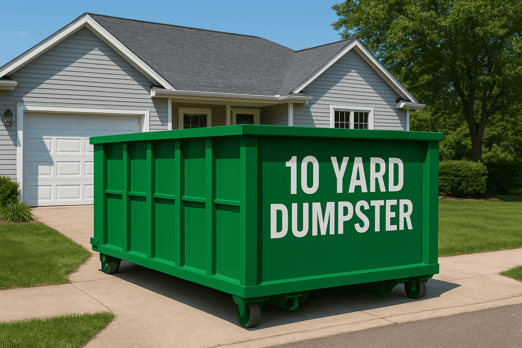 10 Yard Dumpster Rental Near Me: Pricing, Size & Limits