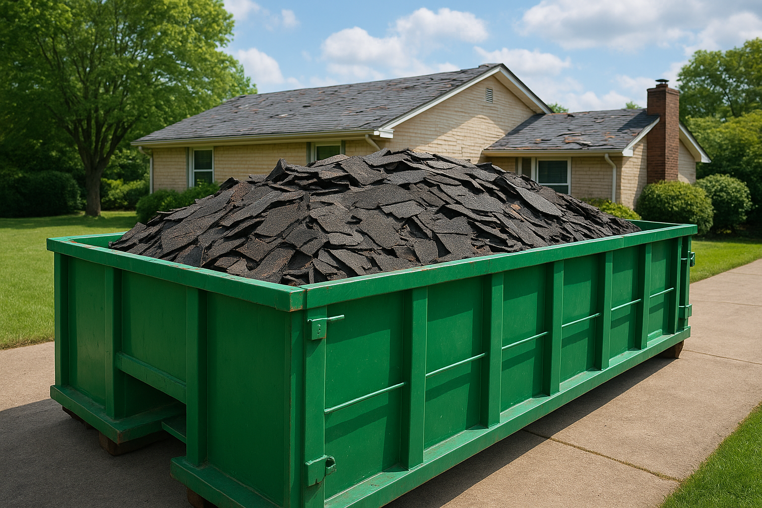 Dumpster Rental For Roofing Shingles: Sizes & Weight Limits