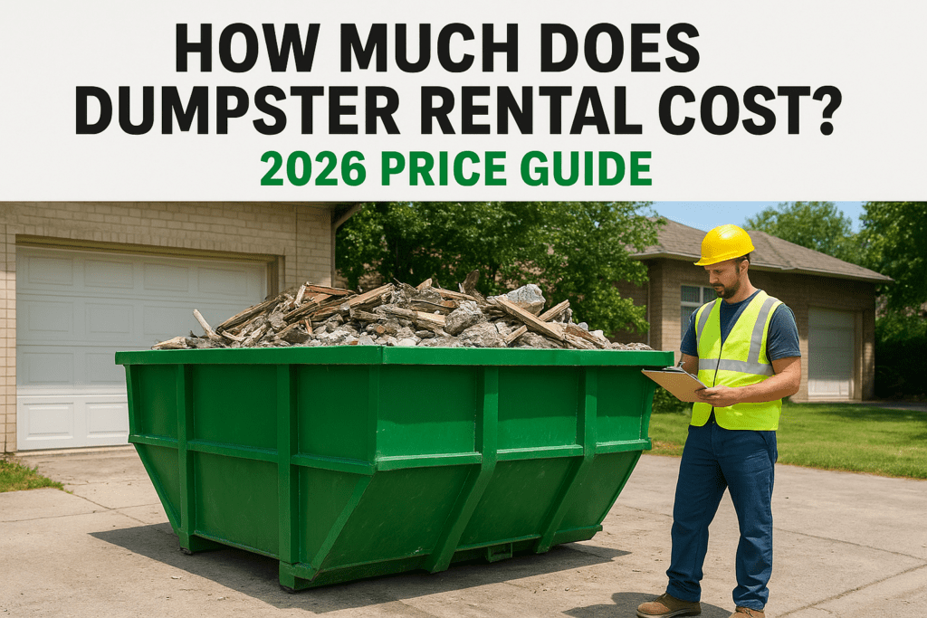 How Much Does Dumpster Rental Cost? 2026 Price Guide
