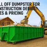 Roll Off Dumpster For Construction Debris: Sizes & Pricing