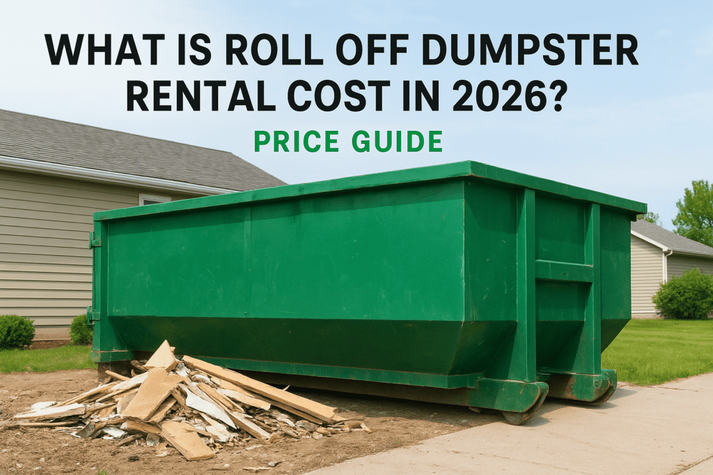 What Is Roll Off Dumpster Rental Cost In 2026? Price Guide
