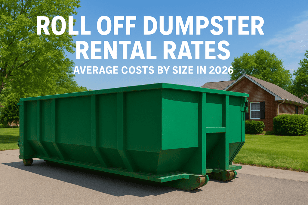 Roll Off Dumpster Rental Rates: Average Costs By Size In 2026