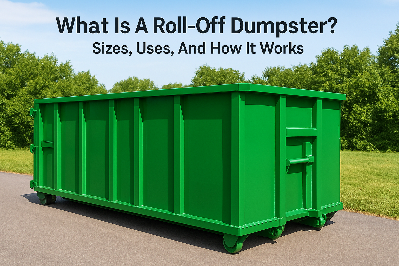 What Is A Roll-Off Dumpster? Sizes, Uses, And How It Works