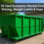 10 Yard Dumpster Rental Cost: Pricing, Weight Limits & Fees