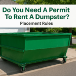 Do You Need A Permit To Rent A Dumpster? Placement Rules