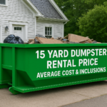 15 Yard Dumpster Rental Price: Average Cost & Inclusions