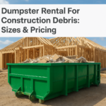 Dumpster Rental For Construction Debris: Sizes & Pricing