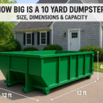 How Big Is a 10 Yard Dumpster? Size, Dimensions & Capacity