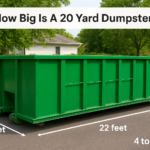 How Big Is A 20 Yard Dumpster? Dimensions, Volume & Weight