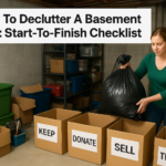 How To Declutter A Basement Fast: Start-To-Finish Checklist