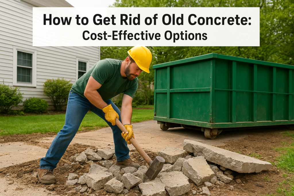 How to Get Rid of Old Concrete: Cost-Effective Options